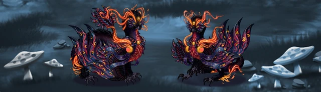 A male and female Nytekrie with the new Galactic Restricted Trait Set