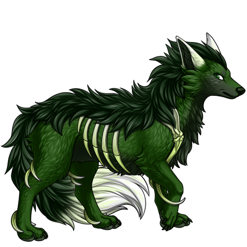 elemental earth wolf