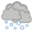 It is currently: Snowing